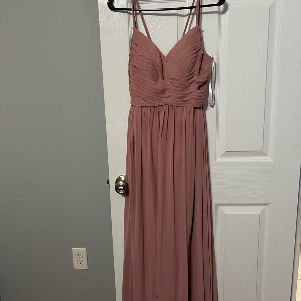 Bridesmaid dress pink